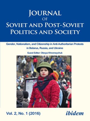 cover image of Journal of Soviet and Post-Soviet Politics and Society